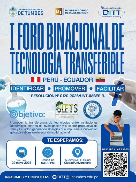 I FORO BINACIONAL DE TECNOLOGÍA TRANSFERIBLE 